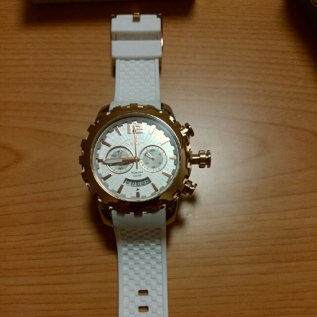 CAPRI WATCH(カプリウォッチ)のカプリウォッチ　ホワイトクロノ5215 レディースのファッション小物(腕時計)の商品写真