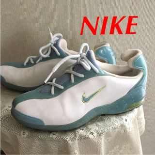 ナイキ(NIKE)のNIKE スニーカー レザー シューズ ホワイト 23㎝(スニーカー)