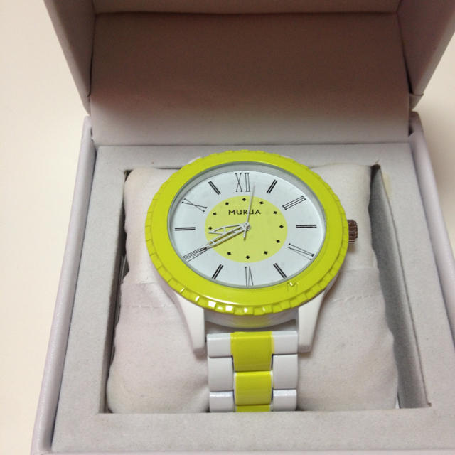 MURUA(ムルーア)のMURUA☆大人気ノベルティー時計 レディースのファッション小物(腕時計)の商品写真
