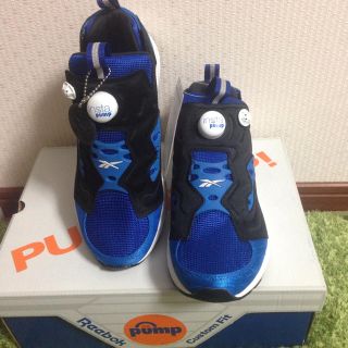 リーボック(Reebok)の新品 ユニセックス リーボック ポンプフューリー ロード ブルー 24cm 青(スニーカー)