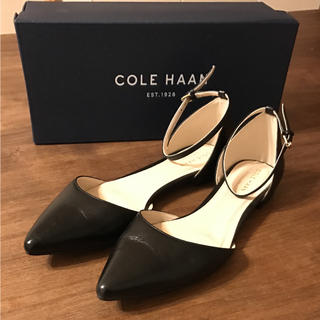 コールハーン(Cole Haan)のtabecchi様 COLE HAAN セパレートパンプス   黒 サイズ7B(ローファー/革靴)