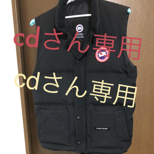 CANADA GOOSE(カナダグース)のカナダグース  フリースタイル クルー ベスト  ブラック 送料無料★ 使用済み メンズのジャケット/アウター(ダウンベスト)の商品写真