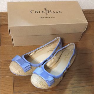 コールハーン(Cole Haan)のCole Haan コールハーン MANHATTAN BOW NATURL(バレエシューズ)