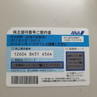 ANA 株主優待券　4枚(その他)