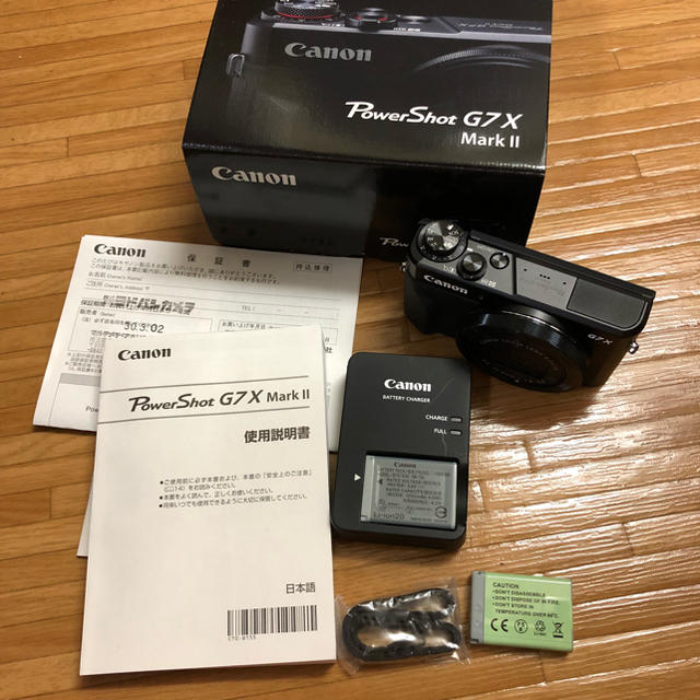 Canon(キヤノン)のCanon PowerShot G7 X Mark II キャノン スマホ/家電/カメラのカメラ(コンパクトデジタルカメラ)の商品写真