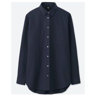 ユニクロ(UNIQLO)のユニクロ エクストラファインコットンオーバーサイズシャツ(シャツ/ブラウス(長袖/七分))