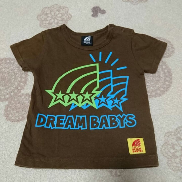 DREAMBABYS(ドリームベイビーズ)の値下げ中☆レア☆size80 DREAMBABYS  半袖Tシャツ キッズ/ベビー/マタニティのベビー服(~85cm)(その他)の商品写真