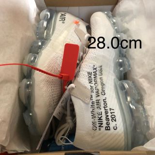 オフホワイト(OFF-WHITE)のOff-White Nike ヴェイパーマックス 28.0cm新品未使用(スニーカー)