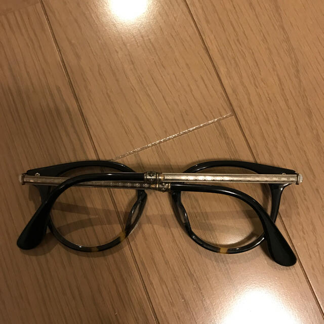 Chrome Hearts(クロムハーツ)のクロムハーツ 眼鏡 黒縁めがね メガネ 丸眼鏡 メンズのファッション小物(サングラス/メガネ)の商品写真