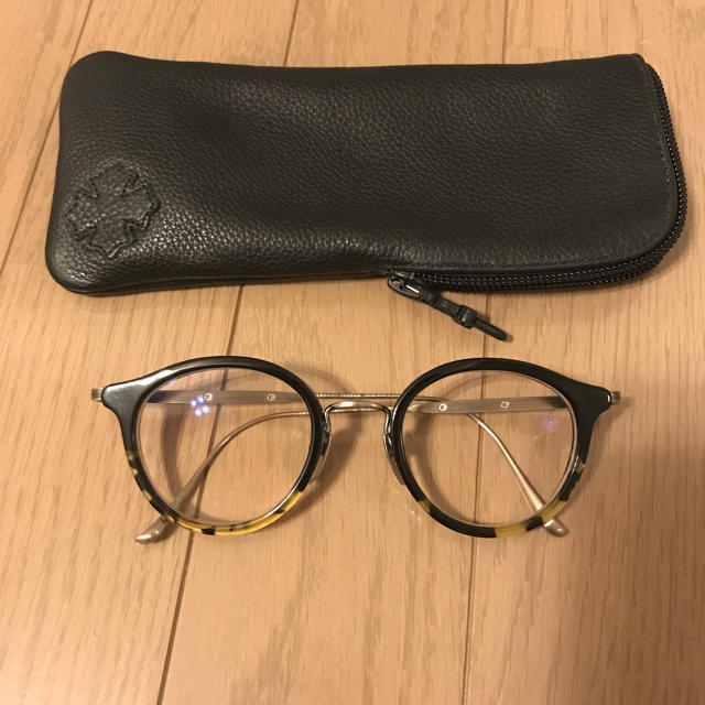 Chrome Hearts(クロムハーツ)のクロムハーツ 眼鏡 丸眼鏡 黒縁メガネ べっ甲柄 ラウンド サングラス メンズのファッション小物(サングラス/メガネ)の商品写真