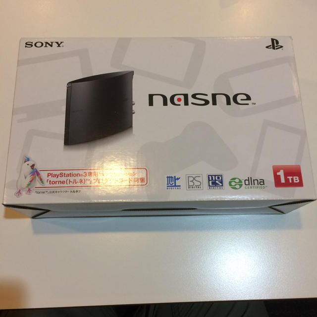 nasne(ナスネ)のnasne  1TB　CECH-ZNR2J　中古 エンタメ/ホビーのゲームソフト/ゲーム機本体(家庭用ゲーム機本体)の商品写真