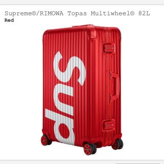 シュプリーム(Supreme)のSupreme RIMOWA 82l(トラベルバッグ/スーツケース)