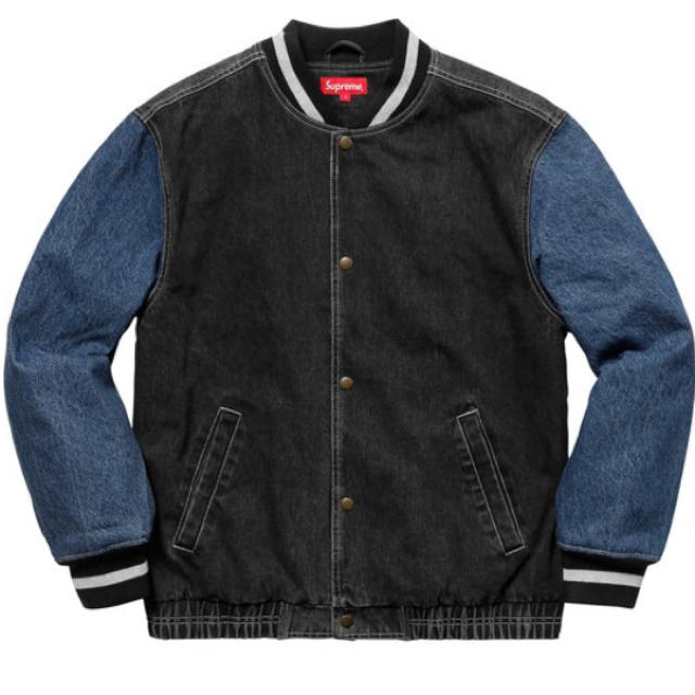 最新作売れ筋が満載 Supreme Jacket supreme Denim Varsity JACKET