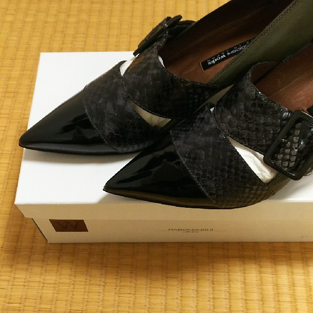 RABOKIGOSHI works(ラボキゴシワークス)の(値下げしました)works パンプス レディースの靴/シューズ(ハイヒール/パンプス)の商品写真