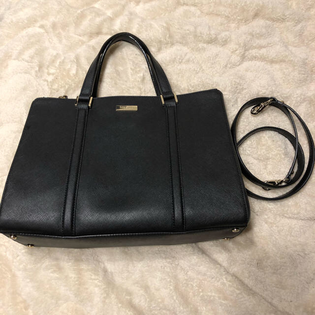 kate spade new york(ケイトスペードニューヨーク)のケイトスペード A4 黒 トートバッグ レディースのバッグ(トートバッグ)の商品写真