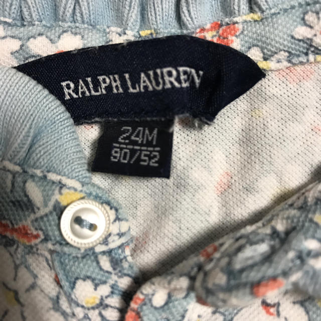 Ralph Lauren(ラルフローレン)のラルフローレン♡ノースリーブポロ♡90cm キッズ/ベビー/マタニティのキッズ服女の子用(90cm~)(Tシャツ/カットソー)の商品写真