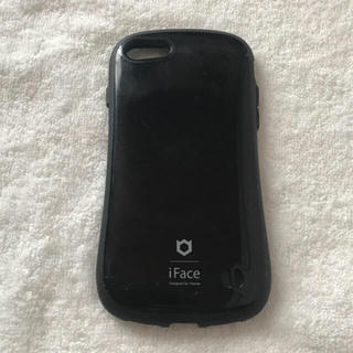 iPhone7 携帯ケース iFace BLACK(iPhoneケース)