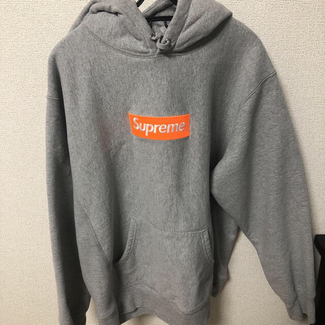 完売品!入手困難!】SUPREME ボックスロゴ フーディー オレンジ