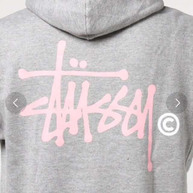 STUSSY/パーカー/ピンク