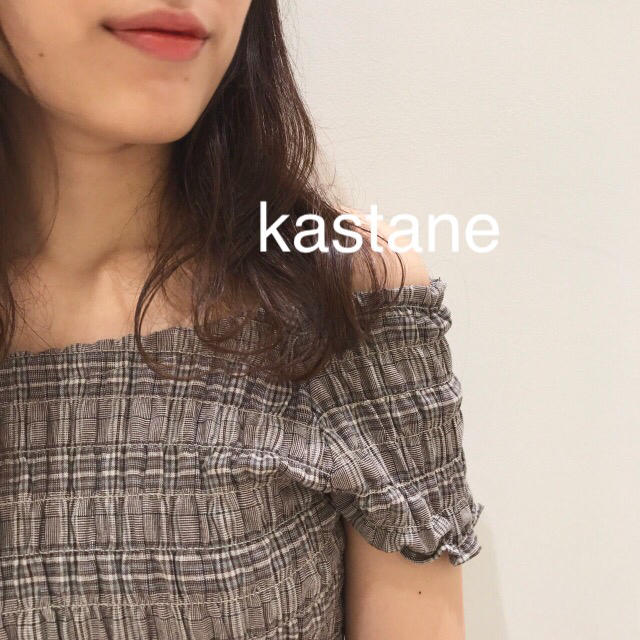 Kastane(カスタネ)の新品❁﻿カスタネ チェックシャーリングブラウス レディースのトップス(シャツ/ブラウス(半袖/袖なし))の商品写真