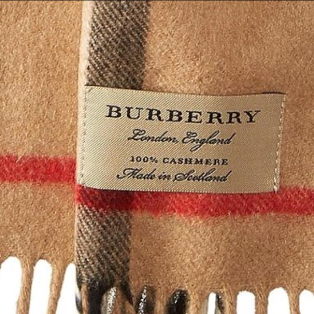 BURBERRY(バーバリー)の未使用バーバリーカシミアマフラー キッズ/ベビー/マタニティのこども用ファッション小物(マフラー/ストール)の商品写真