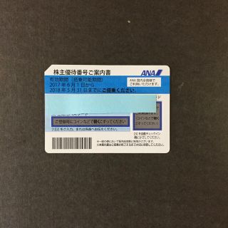 エーエヌエー(ゼンニッポンクウユ)(ANA(全日本空輸))のANA株主優待券  1枚(その他)