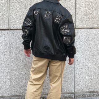 supreme レザージャケット