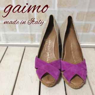 ガイモ(gaimo)の【gaimo】ウエッジソール サンダル 36(サンダル)