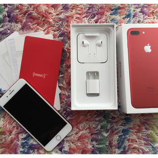 アップル(Apple)のApple store IPhone 7 Plus Red 256gb (スマートフォン本体)
