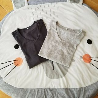 ムジルシリョウヒン(MUJI (無印良品))のblancさん専用☆無印良品 長袖カットソー 2枚セット(カットソー(長袖/七分))