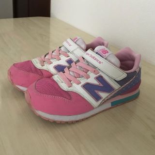 ニューバランス(New Balance)のニューバランス 23.0 ジュニア キッズ KV996 ピンク 22  22.5(スニーカー)