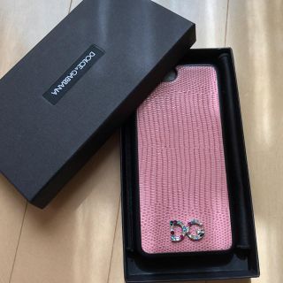 ドルチェアンドガッバーナ(DOLCE&GABBANA)の正規品DOLCE&GABBANA iPhone7/8plus用ケース 牛革(iPhoneケース)