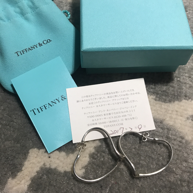 Tiffany & Co.(ティファニー)のTiffany オープンハートフープピアス レディースのアクセサリー(ピアス)の商品写真