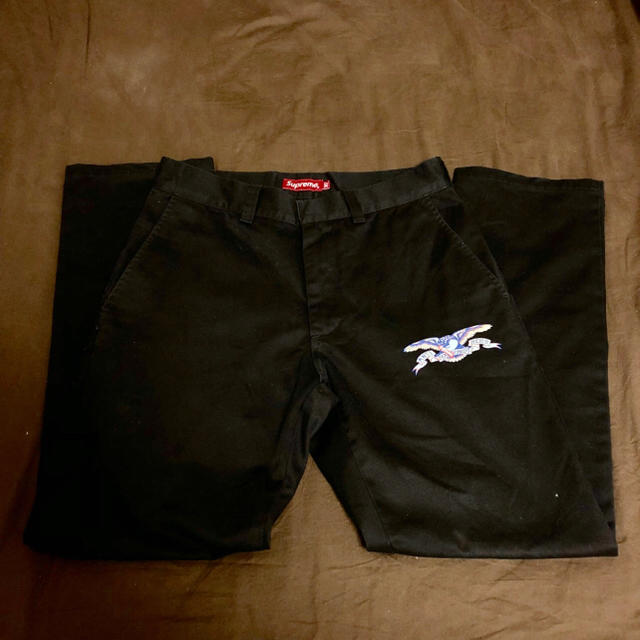 Supreme(シュプリーム)の30 Supreme 16ss Antihero Work Pant Black メンズのパンツ(ワークパンツ/カーゴパンツ)の商品写真