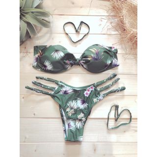 日本初インポートmoss green bikini【20】(水着)