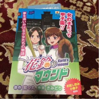 漫画『花鈴のマウンド』お試し読み小冊子(非売品)原作・紫々丸(青年漫画)