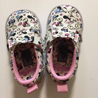 ヴァンズ(VANS)のvans/キッズくつミニーちゃん(スリッポン)