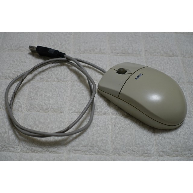 NEC(エヌイーシー)のNEC製マウス（乾電池不要ボールタイプ） スマホ/家電/カメラのPC/タブレット(PC周辺機器)の商品写真