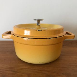 ストウブ(STAUB)のストウブ staub レモン イエロー ラウンド 20cm(鍋/フライパン)