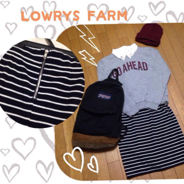 LOWRYS FARM(ローリーズファーム)のLOWRYS ❃ジップ付タイトスカート レディースのスカート(ミニスカート)の商品写真