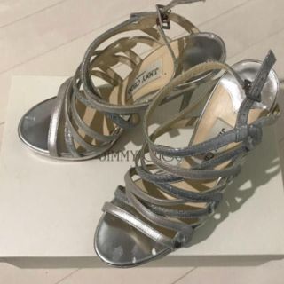 ジミーチュウ(JIMMY CHOO)のJIMMY CHOO ジミーチュウ  サンダル パンプス シルバー(サンダル)