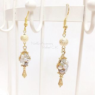 〈お値下げ中♡〉小さな手鏡 ピアス/イヤリング(ピアス)