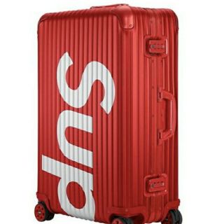 シュプリーム(Supreme)の supreme rimowa red 82L 国内 正規 納品書有り(トラベルバッグ/スーツケース)