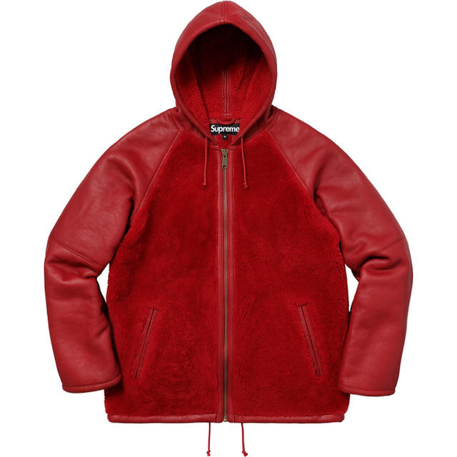 Supreme Reversed Shearling Hooded Jacket