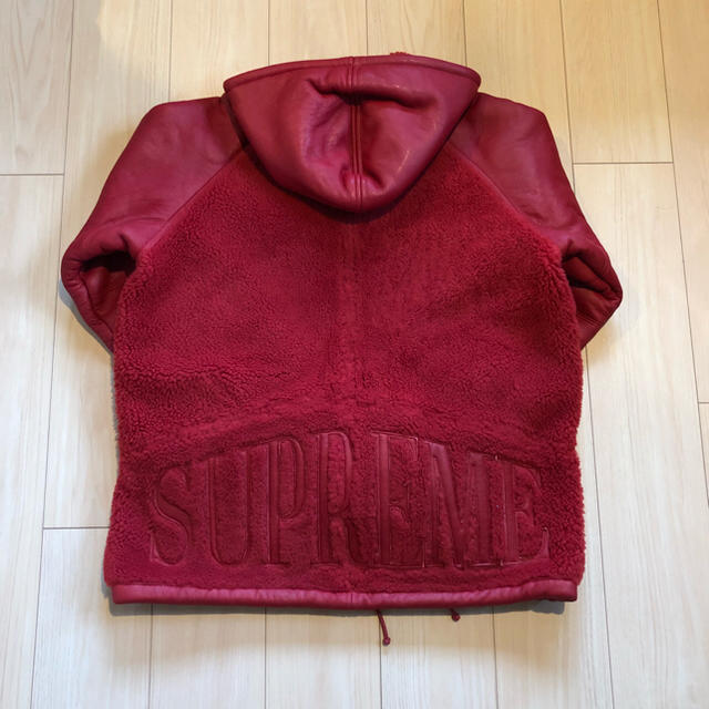 Supreme Reversed Shearling Hooded Jacket