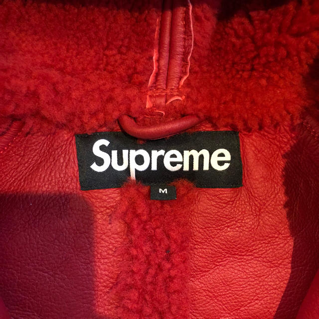 Supreme Reversed Shearling Hooded Jacket