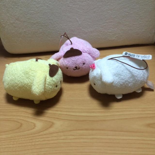 新品 ポムポムプリン つみっこマスコット エンタメ/ホビーのおもちゃ/ぬいぐるみ(ぬいぐるみ)の商品写真