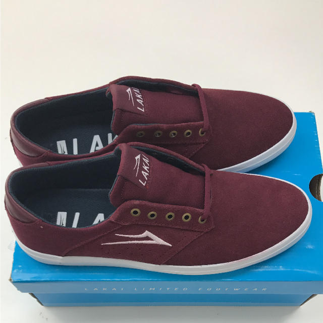 LAKAI LIMITED FOOTWEAR(ラカイリミテッドフットウェア)の新品 LAKAI PORTER ラカイ ポーター スニーカー バーガンディー メンズの靴/シューズ(スニーカー)の商品写真