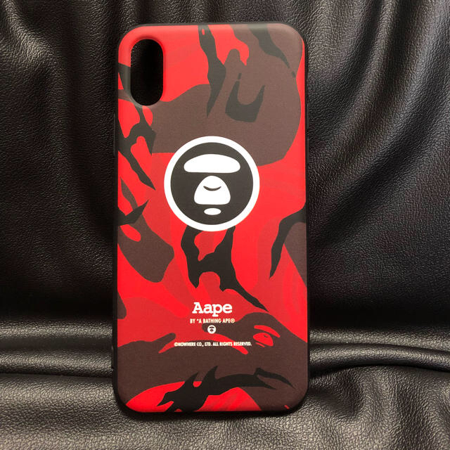 A BATHING APE(アベイシングエイプ)のiPhoneX スマホケース スマホ/家電/カメラのスマホアクセサリー(iPhoneケース)の商品写真