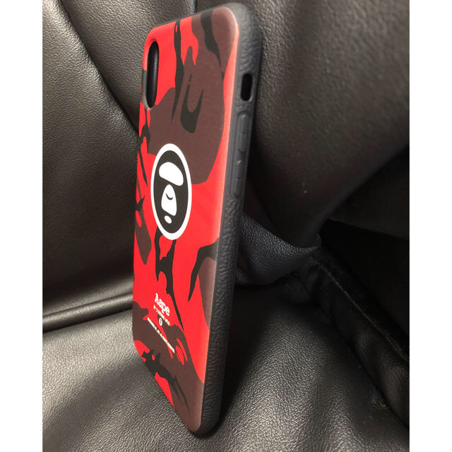 A BATHING APE(アベイシングエイプ)のiPhoneX スマホケース スマホ/家電/カメラのスマホアクセサリー(iPhoneケース)の商品写真